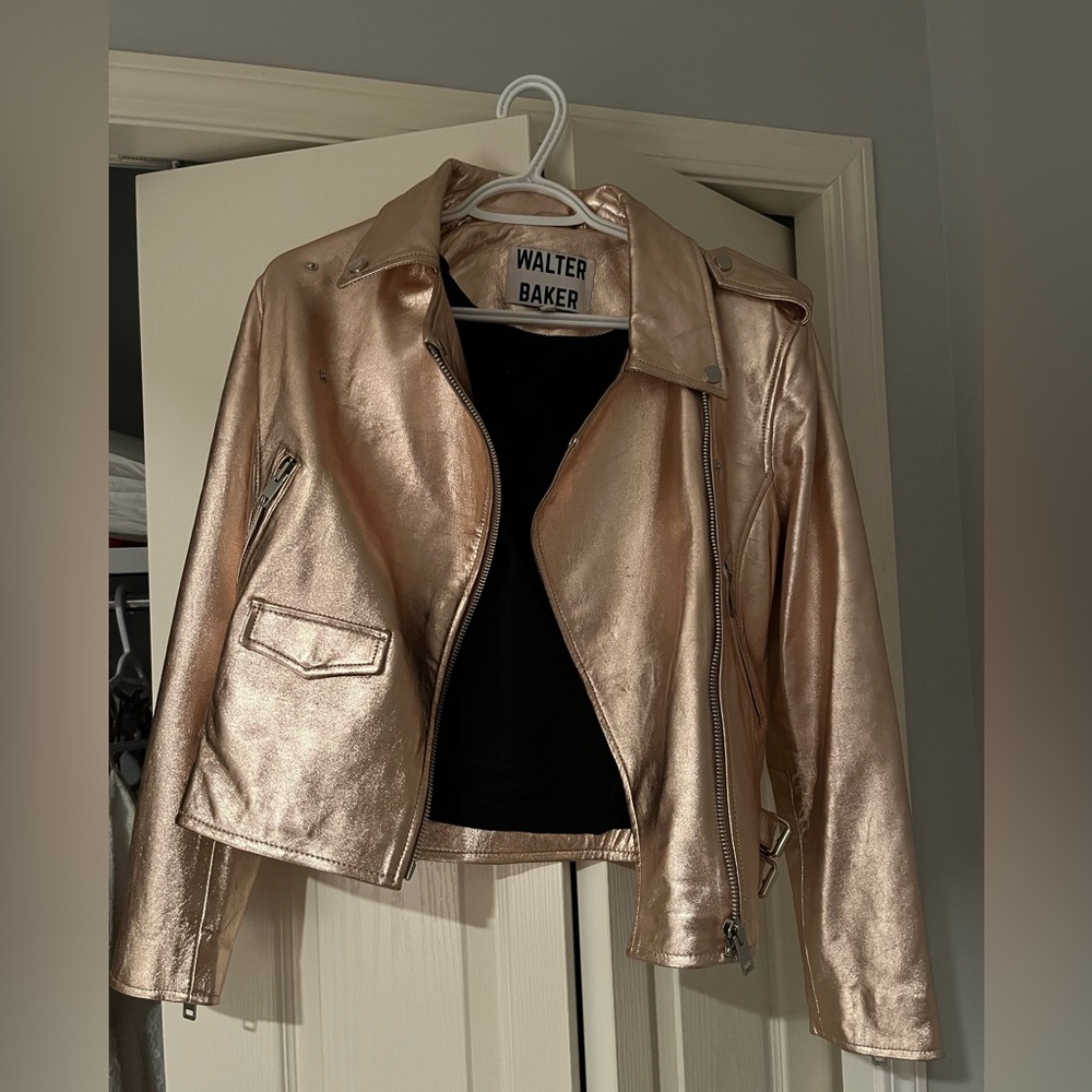 Gold Walter Baker jacket. Good condition. Size Large could fit medium